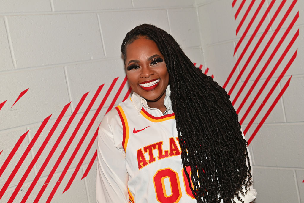 Celebrities Attend Indiana Pacers v Atlanta Hawks